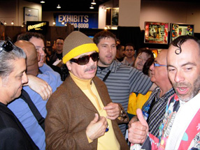 Carlos at LP booth